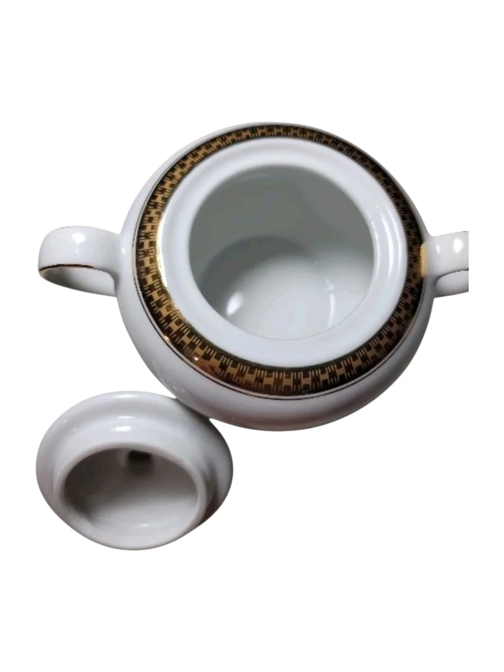 Gorham porcelain sugar